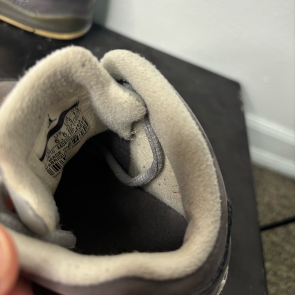 Nike Air Jordan 5 Retro TD Wolf Grey/ Light Graphite Toddler Shoes Size 7C Rare - Picture 13 of 13